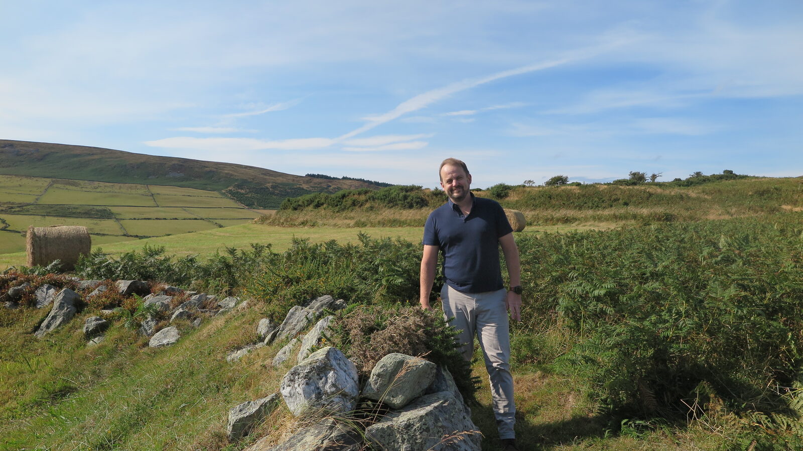 James Cochrane in the hills above Middle